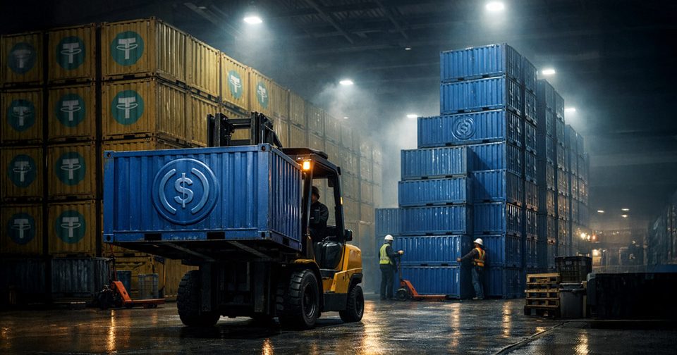 Tether’s stablecoin supremacy under threat as USDC closes the gap after market cap explosion